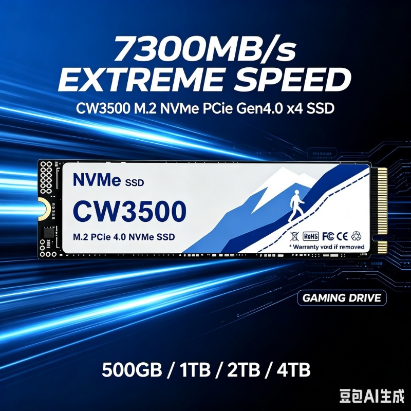 Pc Gaming Ps5 - CW3500 M.2 NVMe SSD 7300 МБ/с