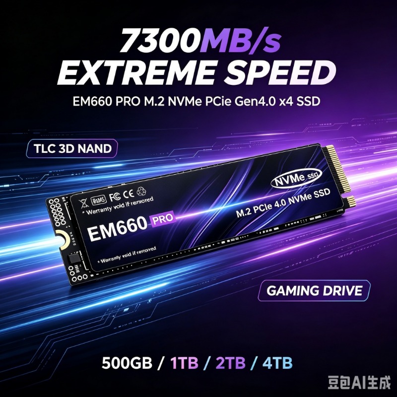 Pc Gaming Ps5 - EM660 M.2 NVMe SSD 7300 МБ/с