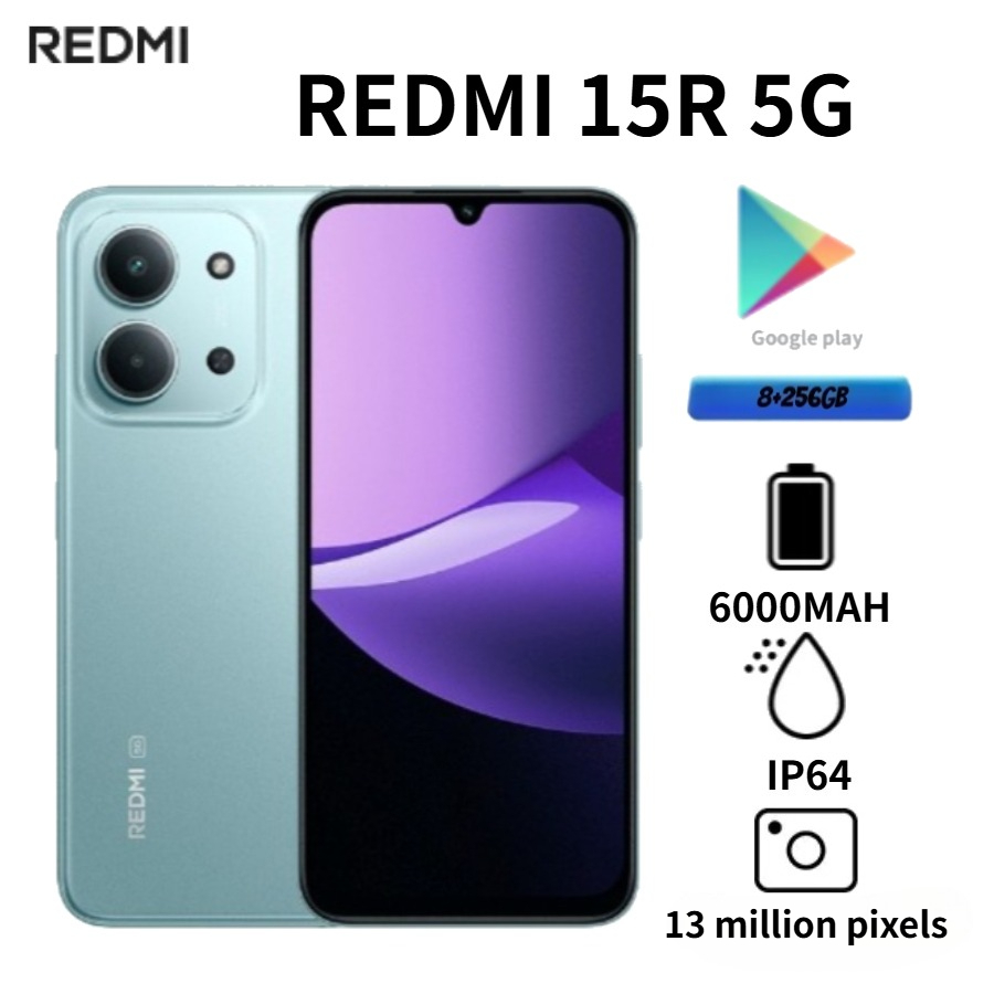 High Refresh Monitor - Смартфон Redmi 15R 2026 года, 6,9-дюймовый