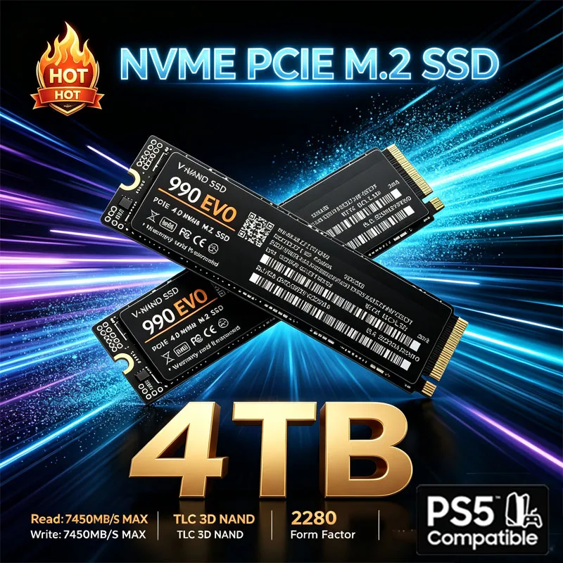 Pc Gaming Ps5 - Игровой SSD-накопитель M.2 NVMe 990 EVO