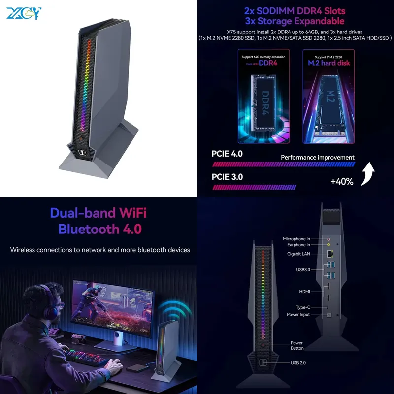 Pc Gaming Rtx 4060 - 【CHIMU HOME】 Игровой мини-ПК Core i9-12900H