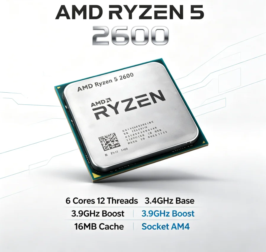 Pc Gaming Entry - Процессор AMD Ryzen 5 2600 для
